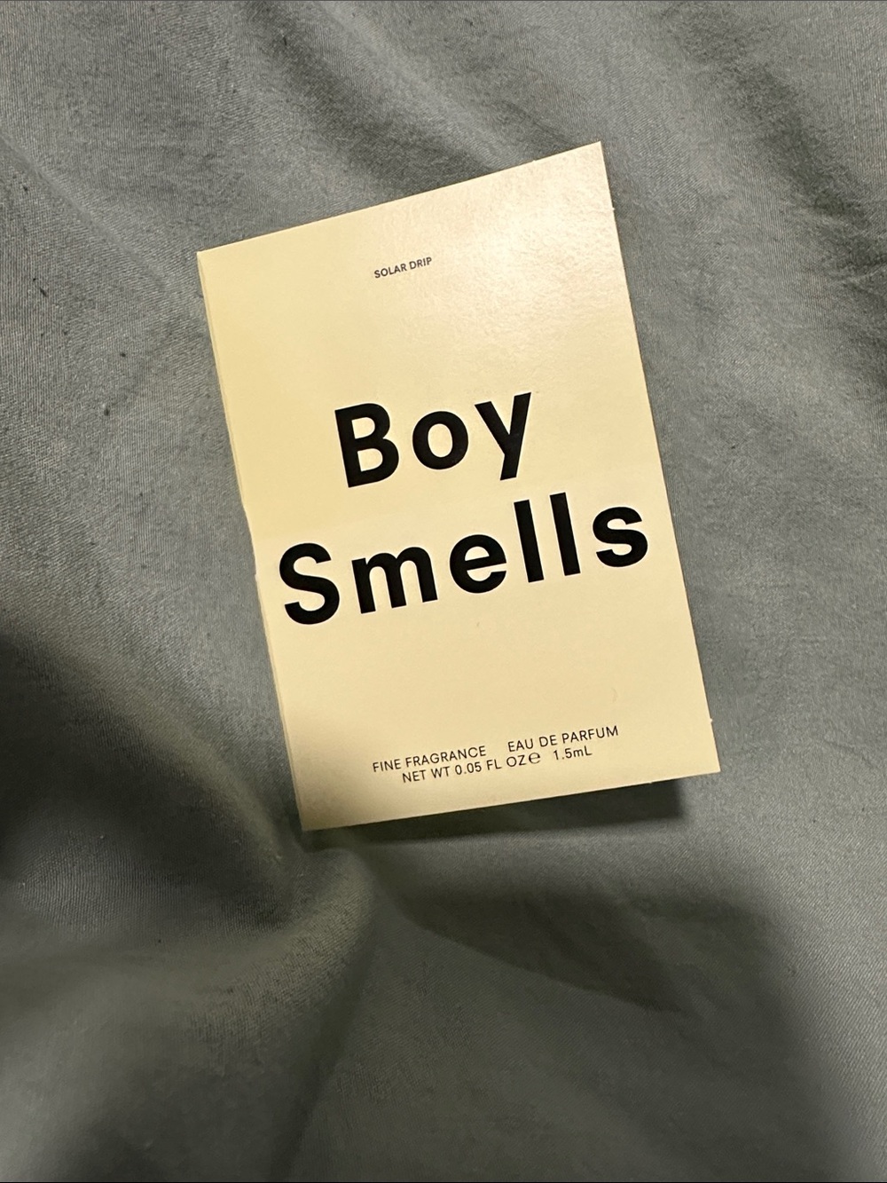 4/$15 solar drip boy smells sample